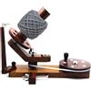 Hind Handicrafts Avvolgitore per gomitoli in legno per lavoro a maglia e uncinetto, realizzato a mano in palissandro, liscio al centro con base antiscivolo, ideale per gomitoli da 0,5 kg