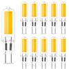 BVCL Lampadine LED G4 Bianco caldo 3000K, 3W G4 LED Lamp AC/DC 12-24V 270LM, Equivalente per lampadine alogene da 30W, Dimmerabile Nessuno sfarfallio (Size : 10 pcs)