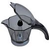 eRicambi, Caraffa Serbatoio Completo per 4 Tazze Compatibile Con Macchina da caffè DeLonghi serie ALICIA, modelli EMK4, EMKE42, EMKE42.R - Ricambio originale di alta qualità