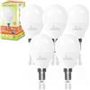 LED ATOMANT Confezione da 5 Lampadina LED E14 G45 9W, Colore Bianco Neutro (4500K), 950 Lumen, Attacco sottile, Equivalente a quello tradizionale da 80W