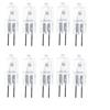 UGEFKMQ Lampadina Alogena G4 24V 10W 20W 35W 50W Lampadina G4 Bianco Caldo Dimmerabile,20 W,10Pc