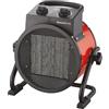 Dimensione Elettronica S.R.L. Termoventilatore ceramico Booster 158640028 3000W aria calda ed una di aria fredda