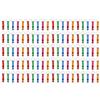 Zerodis Portachiavi Apribottiglie Colorati da 100 Pezzi, Apribottiglie Portachiavi in lega di Alluminio Apribottiglie Portatili Multifunzionali con Artiglio Tascabile per Bar di Casa