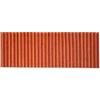 CosìCasa Tappeto Bamboo Cucina Antiscivolo Lavabile | Tappetino Idrorepellente | Passatoia Bambu Effetto degradè (Rosso, 50x240)