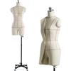 FANGQMM Manichino Sartoriale Busto Donna, Rotabile 360° Regolabile Manichini Busti Sartoriali, Femmina Torso Manichino per Abbigliamento Gioielli Espositore, manichino taglie forti,XXXL92