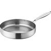WANWEN Padella in Titanio Plateful, Padella Martellato Antiaderente con Coperchio, Pan Titanio Puro per Cucinare, Pan Antiaderenti in Martellato Pro, per Ogni Piano Cottura (no lid,24cm)