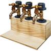 MISUVRSE Dispenser di liquori in legno Cocktail Distributore di bevande Stazione Bevande Wine Rack Party Celebrare Strumenti Dispenser Rubinetto per Bottiglia per Casa Bar Dispenser di liquori Legno per Bar di