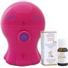 Gisa Wellness Polly Diffusore umidificatore ultrasuoni bambini e Dolce Notte Kids Sinergia, oli essenziali puri rilassanti, lampada nanna e aiuto sonno e relax