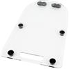Zeroupshop Tappetino scorrevole per frullatore Thermomix TM7, protezione per piano di lavoro in acrilico, 40,5 x 25,5 cm, rullo antiscivolo, per un facile movimento degli elettrodomestici, facile da