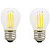WELSUN Lampadina luminosa a LED 12V E27, lampadina a incandescenza 40W equivalente, bianco caldo 2700K, 4W 24V 36V Edison Screw ES lampadina leggera, Safe Low Voltage AC/DC 12-36V Pack Of 2 WELSUN