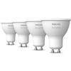 Philips Hue Pacchetto vantaggio - GU10 - con 4 Faretti LED - Luce bianca calda - Hue White