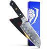DALSTRONG Coltello Santoku Mini - Serie Shogun - 5" (127mm) - AUS-10V Giapponese - Con Trattamento Termico in Vuoto - con Fodero