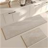 Treer Tappeto Cucina Antiscivolo Lavabile, Stile Domestico Tappeto per Cucina in Diatomite Tappeti Runner Moderni Tappetino Assorbente per Ingresso Bagno (minimalista,60x180cm)