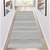 Siunwdiy Tappeto Lungo Corridoio 3 Metri Tappeto Cucina Antiscivolo Grigio,tappeti cucina moderni Tappeto Runner per soggiorno camera,Dimensioni personalizzabili moquette a metro,largo 40-140CM，60x300cm
