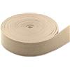 GANGYUAN 5 metri di lunghezza 20 mm 25 mm di larghezza colorato elastico elastico pesante per lavori di cucito fai da te (color crema, 25 mm)