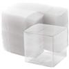 C.X.Y. 50pz Scatola PVC trasparente VARIA MISURA Portaconfetti Bomboniera Confezione Vetrina Regalo (10 * 10 * 10cm)