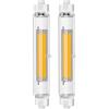 ZUCZUG Lampadina R7S LED 118mm Dimmerabile 30W, J78 COB LED Lineare Bianco Naturale 3000K Lampada, 3000lm, Equivalenti 200w 300W Lampada Alogena, Illuminazione Fascio 360°, Nessun Sfarfallio, Confezione da 2