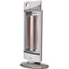 bimar HR301 Stufetta elettrica Basso consumo Infrarossi al Carbonio, Stufa Elettrica per Ambienti Interni, Resistenze Verticali Fibra di Carbonio, Oscillazione DX/SX, 2 potenze Riscaldamento