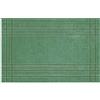 Olivo Tappeti Olivo.shop - Duna, tappeto lavorato a mano per il bagno in 100% cotone super assorbente. (VERDE, 60x110 cm)