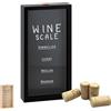 Paluplus Raccogli Tappi di Sughero, misura 15x4x30 cm, Contenitore porta tappi in Legno MDF e Vetro, Idea regalo per tappi di birra e vino -4485F (Nero)