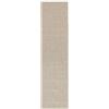 RugVista Clio, Tappeto per interni ed esterni, Moderni, 80 x 300 cm, Rettangolare, Pelo medio, Corridoio, Porch, Lavabile solo a mano, Resistente ai raggi UV, Beige