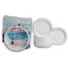 Generico 20/25/100/200 Piatti FONDI di plastica RIUTILIZZABILI da 21cm piatti rigidi | piatti Lavabili 20 Cicli in Lavastoviglie ok microonde (100 BIS)