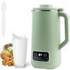 Qivine Macchina per Latte di Soia, 600ml Latte Vegetale Macchina con Pulizia Automatica, Multifunzionale Digital Nut Oat Milk Soup Maker, 304 Acciaio Inossidabile, per Zuppe, Latte di Soia (Verde)