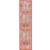 RugVista Saga Kilim, Tappeto per interni ed esterni, Kilim Modern, 80 x 300 cm, Rettangolare, Pelo medio, Corridoio, Porch, Lavabile solo a mano, Resistente ai raggi UV, Beige/Multi