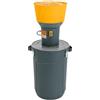 lalaleny Macinino elettrico cereale con 5 filtri abrasivi per cereali, mais, grano, mangimi, mulino per farina (tipo A, 1300 W 60L)