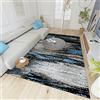 Mazovia Tappeto Salotto Moderne e Classico Pelo Corto - Tappeti Soggiorno Turchi Originali - Tappeti Camera da Letto - Tappeti Salotto Grandi Dimensioni - Grigio Blu 250 x 350 cm