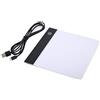 Buachois LED Light Pad, A5 LED Tracing Light Box Board Art Drawing Copy Pad Table, Copy Desk Animazione LED Scrittoio Calligrafia Copy Board Strumenti da disegno con USB