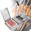 SACLMD Macchina Manuale per Kebab di Montone in Acciaio Inossidabile,Macchina per spiedini di Carne di bambù,Macchina per spiedini Multifunzione,Macchina per spiedini Manuale