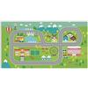 Panorama Tappeto Vinile Cucina Sala - Varie Dimensioni - (Strade Macchinine per Bambini 120x170 cm)