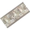 Tex family Tappeto Runner Maiolica Beige Antiscivolo - Passatoia Cucina Neutra PVC Lavabile - Made in Italy, Facile da Pulire - Cm. 50x320