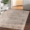 Mazovia Tappeto Salotto Moderno Pelo Corto - Tappeti Moderni Soggiorno - Tappeti Camera da Letto - Tappeti Salotto Grandi Dimesnioni - Motivo Astratto Vintage - Beige 200x300 cm