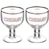 Chimay Bicchiere da Birra 33cl (Set di 2) Trappist Belga Forma Perfetta per Bere La Birra