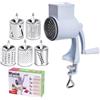 ELDTEC Macchina manuale per macinare noci, smerigliatrice per arachidi a mano in lega di alluminio Frantoio a secco per frantumazione per mangime per grano, grano avena, bacche di chicchi di caffè,