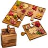 Generico Puzzle Taglieri Per Salumi, Tagliere In Legno Con Manico, Pezzi Di Puzzle Ad Incastro Taglieri Per Salumi Per Frutta, Noci, Snack, Formaggio, Antipasto