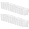 AlcoFermBrew 20 x Forma plastica per formaggio 8.2 x 6.8cm - Stampo per formaggio, Forme e fuscelle, Forme formaggio
