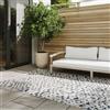 benuta Basic Tappeto Esterno & Interno Kaleo - Blu/Bianco 160x230 cm - Motivi Geometrico - Impermeabile & Resistente ai raggi UV per Balcone, Terrazza, Giardino, Cucina & Soggiorno - Facile da Pulire