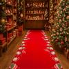 Olivo Tappeti OLIVO.shop JINGLE ROLL Tappeto natalizio a metraggio per interno ed esterno, passatoia Natale su misura larga 1 metro per eventi ed allestimenti, Tappeto natalizio su misura (3 m, GNOMES)