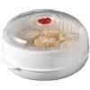Generic Pentola a vapore per microonde, con coperchio e vassoio, per cottura a vapore in cucina, sala da pranzo, cucina, riso, verdura, uova, noodle