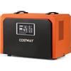 COSTWAY Deumidificatore Commerciale 60L con Tubo di Scarico e Timer 24H