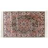 SaRani Tappeto Classico Orientale Frange Oro Arredamento Blu Bordeaux Verde (140x200 cm, Verde)