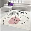 Teppich-Traum Tappeto da Design con forme moderno | facile manutenzione | rosa crema Größe 120x170 cm