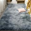 RENXTAO Calore Tappeto Salotto 160 x 300 cm Pelo Lungo Moderno Tappeto Camera da Letto Antiscivolo per La Camera da Letto, Grigio Chiaro