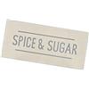 emmevi Tappeto Cotone Cucina Scritte 3D Morbido Design Shabby Chic mod.KITCHEN 60X130 dis.SPICE SUGAR