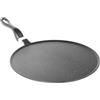 NAMAI - Padella Antiaderente 32 CM, Adatta alla Lavastoviglie, Alluminio Pressofuso, Pietra, Pentola Per Crepes, No Induzione, Made In Italy