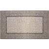Saniplast Rodi tappeto cucina in microriccio con cornice, misura 55x240 cm - colore naturale
