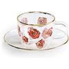 SELETTI TOILETPAPER TAZZINE caffè in Vetro borosilicato, Rose